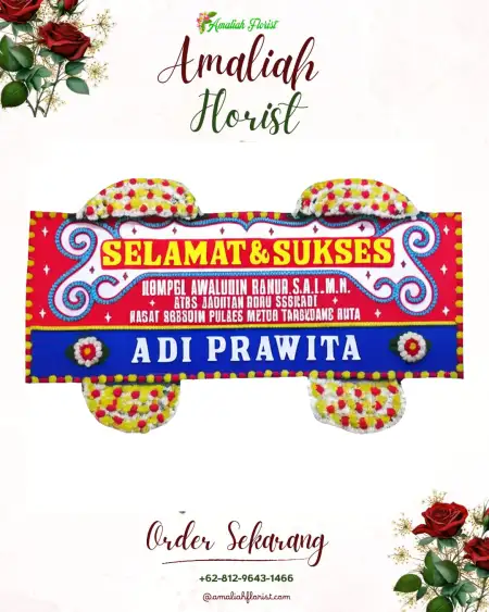 Papan Bunga Ucapan Selamat Penukal Abab Lematangilir